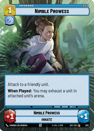 Nimble Prowess (Hyperspace Foil) (825) [Secrets of Power] Foil