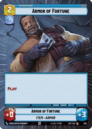 Armor of Fortune (Hyperspace Foil) (826) [Secrets of Power] Foil