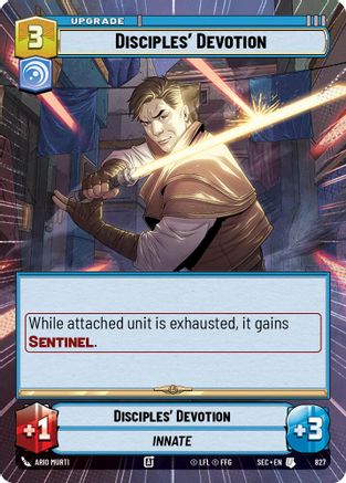 Disciples' Devotion (Hyperspace Foil) (827) [Secrets of Power] Foil