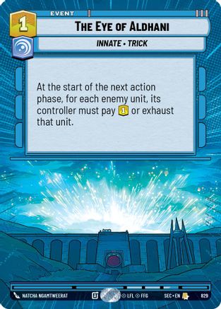 The Eye of Aldhani (Hyperspace Foil) (829) [Secrets of Power] Foil