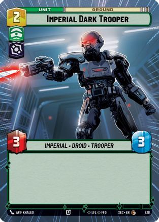 Imperial Dark Trooper (Hyperspace Foil) (836) [Secrets of Power] Foil