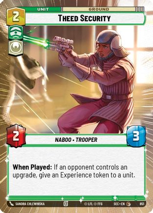 Theed Security (Hyperspace Foil) (851) [Secrets of Power] Foil