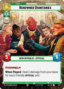 Renowned Dignitaries (Hyperspace Foil) (858) [Secrets of Power] Foil