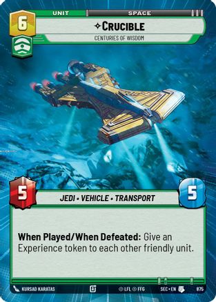 Crucible - Centuries of Wisdom (Hyperspace Foil) (875) [Secrets of Power] Foil