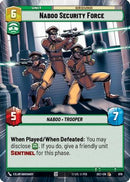 Naboo Security Force (Hyperspace Foil) (876) [Secrets of Power] Foil
