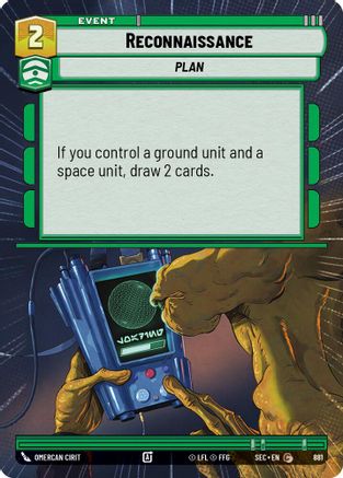 Reconnaissance (Hyperspace Foil) (881) [Secrets of Power] Foil