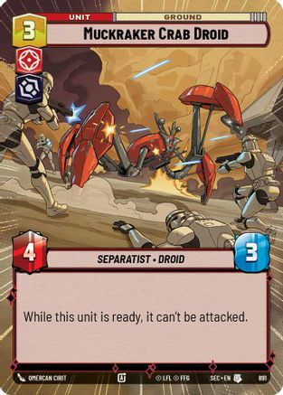 Muckraker Crab Droid (Hyperspace Foil) (891) [Secrets of Power] Foil