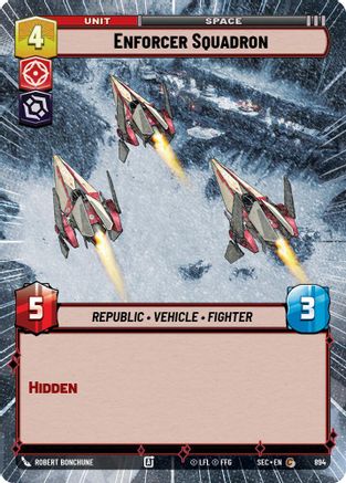 Enforcer Squadron (Hyperspace Foil) (894) [Secrets of Power] Foil