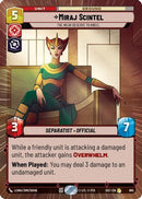 Miraj Scintel - The Weak Deserve to Kneel (Hyperspace Foil) (895) [Secrets of Power] Foil