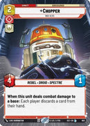 Chopper - War Hero (Hyperspace Foil) (903) [Secrets of Power] Foil