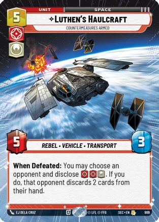 Luthen's Haulcraft - Countermeasures Armed (Hyperspace Foil) (909) [Secrets of Power] Foil