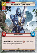Warrior of Clan Ordo (Hyperspace Foil) (920) [Secrets of Power] Foil