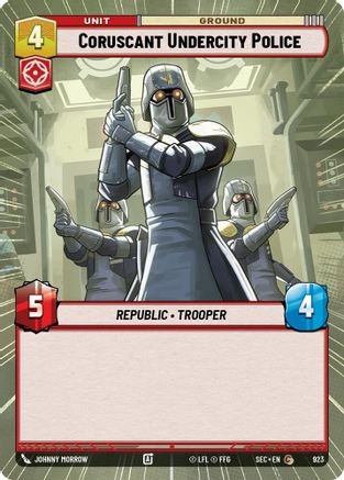 Coruscant Undercity Police (Hyperspace Foil) (923) [Secrets of Power] Foil