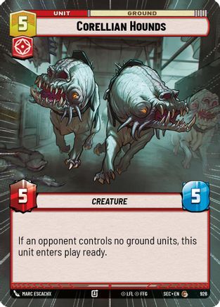 Corellian Hounds (Hyperspace Foil) (926) [Secrets of Power] Foil