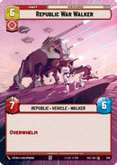 Republic War Walker (Hyperspace Foil) (929) [Secrets of Power] Foil