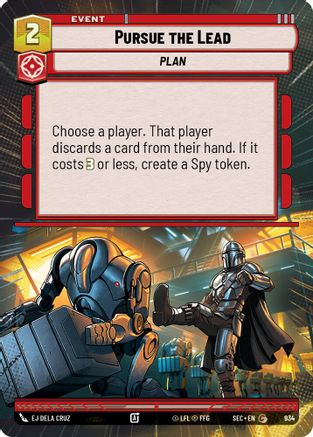 Pursue the Lead (Hyperspace Foil) (934) [Secrets of Power] Foil