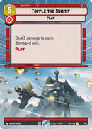 Topple the Summit (Hyperspace Foil) (939) [Secrets of Power] Foil