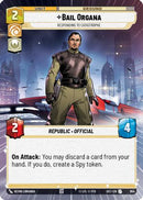 Bail Organa - Responding to Catastrophe (Hyperspace Foil) (954) [Secrets of Power] Foil