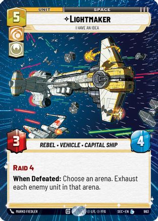 Lightmaker - I Have An Idea (Hyperspace Foil) (963) [Secrets of Power] Foil
