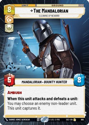 The Mandalorian - Cleaning up Nevarro (Hyperspace Foil) (965) [Secrets of Power] Foil