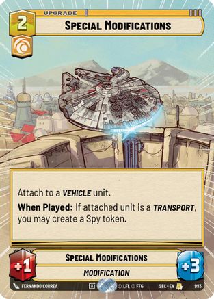 Special Modifications (Hyperspace Foil) (983) [Secrets of Power] Foil