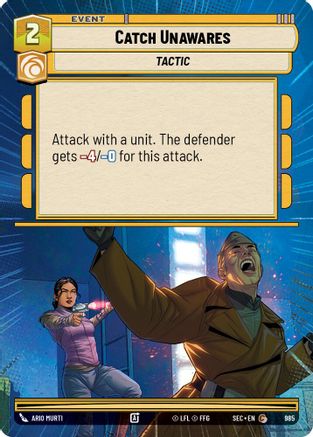Catch Unawares (Hyperspace Foil) (985) [Secrets of Power] Foil