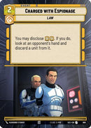 Charged with Espionage (Hyperspace Foil) (986) [Secrets of Power] Foil