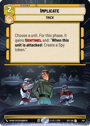 Implicate (Hyperspace Foil) (987) [Secrets of Power] Foil