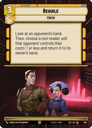 Beguile (Hyperspace Foil) (989) [Secrets of Power] Foil