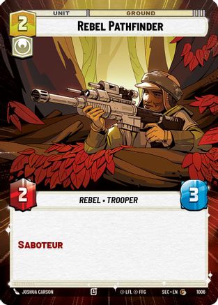 Rebel Pathfinder (Hyperspace Foil) (1006) [Secrets of Power] Foil