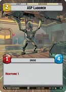 ASP Laborer (Hyperspace Foil) (1015) [Secrets of Power] Foil