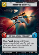 Inspector's Shuttle (Hyperspace Foil) (1016) [Secrets of Power] Foil
