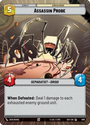 Assassin Probe (Hyperspace Foil) (1019) [Secrets of Power] Foil