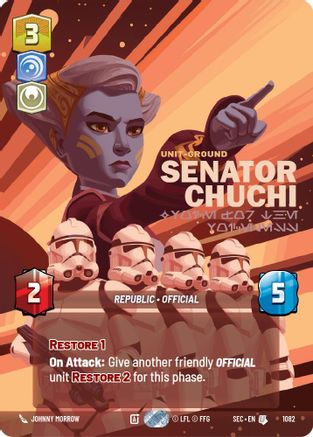 Senator Chuchi - Voice for the Voiceless (Prestige Foil) (1082) [Secrets of Power] Foil