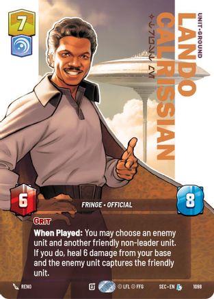 Lando Calrissian - Trust Me (Prestige Foil) (1098) [Secrets of Power] Foil