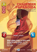 Chairman Papanoida - Undaunted Diplomat (Prestige Foil) (1102) [Secrets of Power] Foil