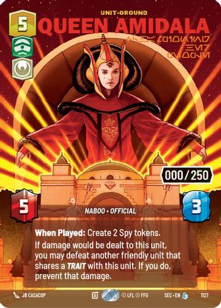 Queen Amidala - Championing Her People (Serialized) (1127) [Secrets of Power] Foil