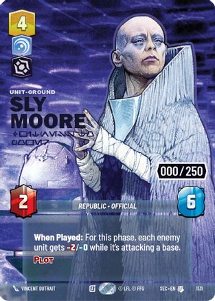 Sly Moore - Witness to Power (Serialized) (1131) [Secrets of Power] Foil