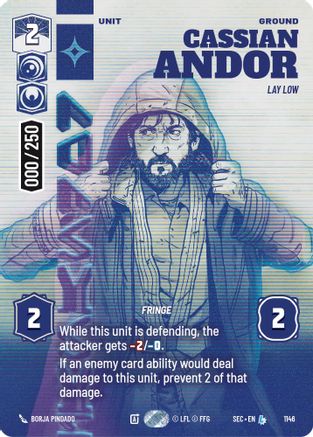Cassian Andor - Lay Low (Serialized) (1146) [Secrets of Power] Foil