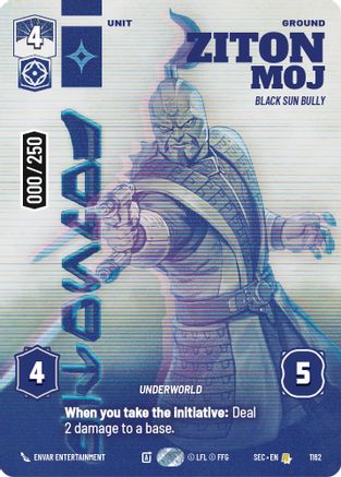 Ziton Moj - Black Sun Bully (Serialized) (1162) [Secrets of Power] Foil