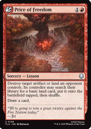 Price of Freedom (TLA-149) [Avatar: The Last Airbender] Foil