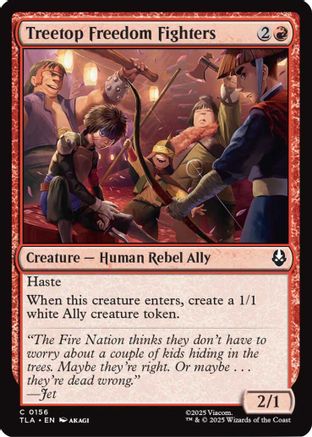 Treetop Freedom Fighters (TLA-156) [Avatar: The Last Airbender] Foil