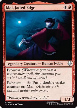 Mai, Jaded Edge (TLA-147) [Avatar: The Last Airbender] Foil