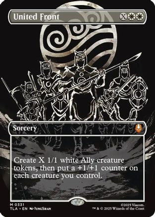 United Front (Borderless) (TLA-331) [Avatar: The Last Airbender] Foil