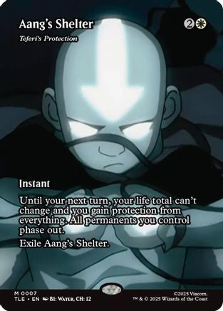 Aang's Shelter - Teferi's Protection (Borderless) (TLE-007) [Avatar: The Last Airbender: Eternal-Legal] Foil