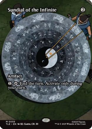 Sundial of the Infinite (Borderless) (TLE-055) [Avatar: The Last Airbender: Eternal-Legal] Foil