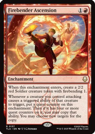 Firebender Ascension (TLA-137) [Avatar: The Last Airbender]