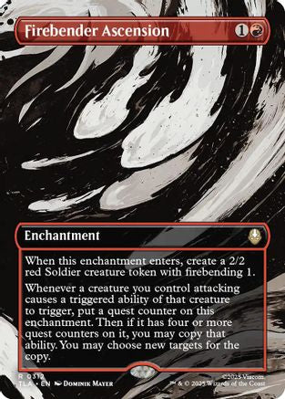 Firebender Ascension (Borderless) (TLA-312) [Avatar: The Last Airbender]