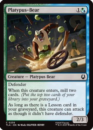 Platypus-Bear (TLA-236) [Avatar: The Last Airbender] Foil