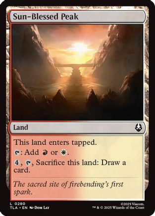 Sun-Blessed Peak (TLA-280) [Avatar: The Last Airbender] Foil